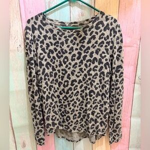 Leopard Print Women's Top